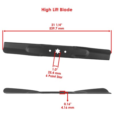 Deck Blades w/ Nuts for Cub Cadet RZT42 XT1-LT42 XT2-LX42 / 490