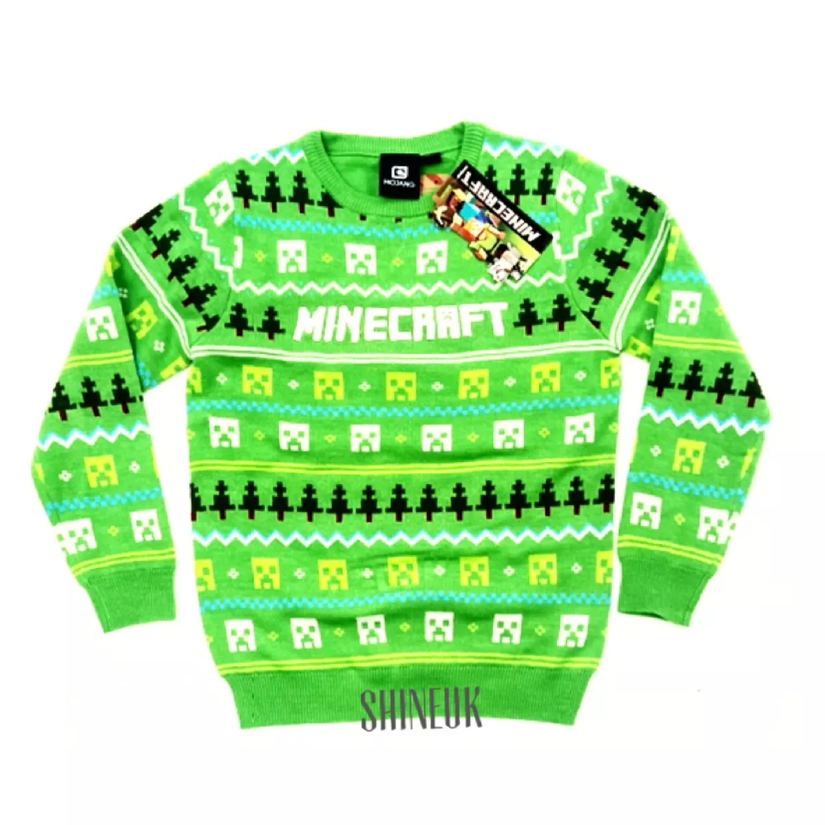 Minecraft xmas jumper sale