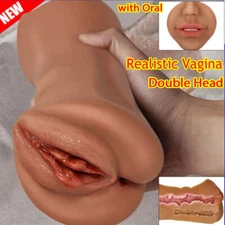Realistic Male Masturbator Doll For Men Pocket Pussy Vagina-Oral Adult-Sex Toys
