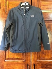 North Face Blue/Gray Lightweight Jacket Boys LG 14/16 Poly Fleece Zip Front