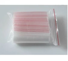 100Pcs Clear PE Plastic Self Adhesive Seal Resealable Bags 4x6cm