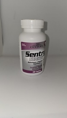 21st Century Sentry Senior Womens 50+ Multivitamin Supplement 100 ct Exp 03/27