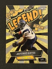 Marketplace image: Antonio Gates 2025 Wild Card Comix Superfractor 1/1 Chargers