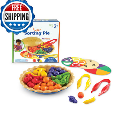 Learning Resources Super Sorting Pie - Sorting And Matching Fine Motor Skills