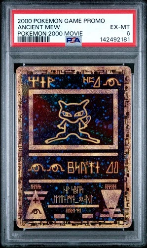 2000 POKEMON GAME MOVIE POKEMON 2000 MOVIE ANCIENT MEW PSA 6
