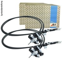 2X A.B.S. Handbremsseil Bremsseil Seilzug Hinten Rechts + Links FüR Audi 80 B4