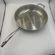 Swiss Diamond Premium Stainless Steel 13” Frying Pan W/Lid