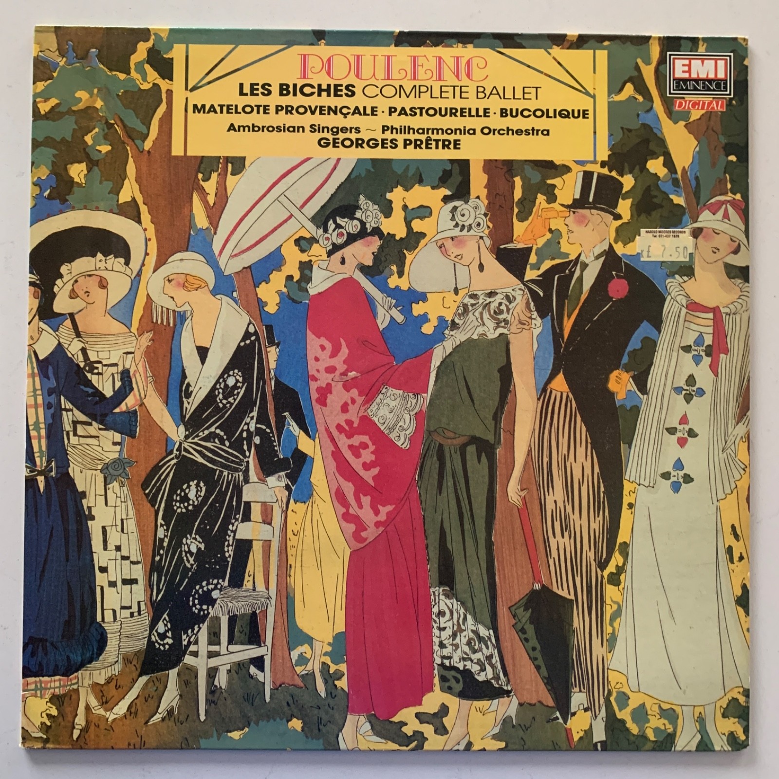 Poulenc - Les Biches; Matelote Provençale; Pastourelle - PROMO Vinyl LP - NM/NM
