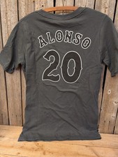 New York Mets Pete Alonso Shirt Youth Gray MLB NEW W/Tags