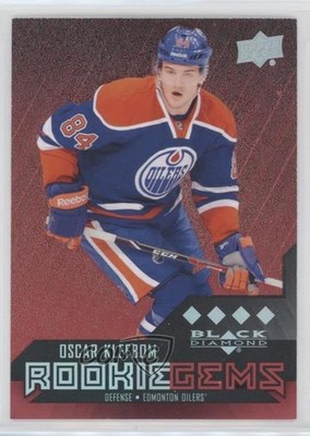 2014 Upper Deck Black Diamond Gems Star Rubies /150 Oscar Klefbom Rookie RC i9x