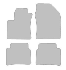 Fußmatten passend für Toyota Prius Typ  (Baujahr 2016 - aktuell), Classic schwar