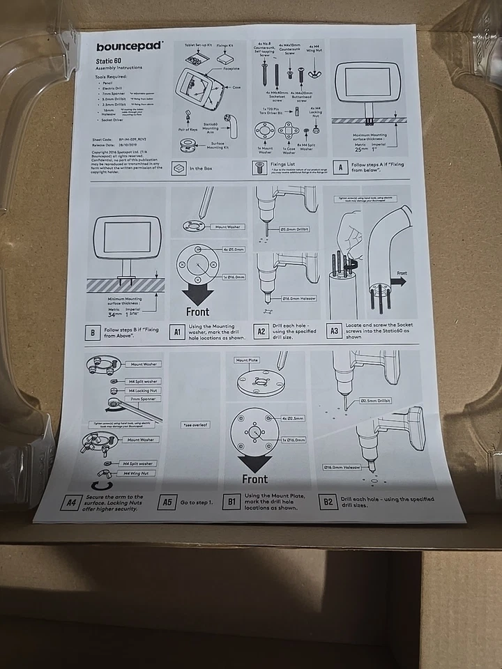 Bouncepad Static 60 | IPAD 8TH & 9TH GENERATION BLACK - Image 3 of 4