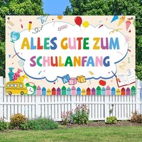 Einschulung Deko Banner, Alles Gute Zum Schulanfang Banner