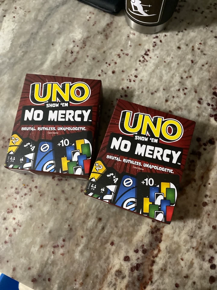 UNO Show ‘em No Mercy Card Game for Kids, Adults & Family Night, Parties Travel