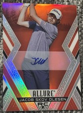 2026 Upper Deck Allure Golf Jacob Skov Olesen Rookie RC Red Tees Auto #51