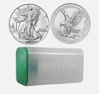 2026 1 oz American Silver Eagle Coin BU - Tube of 20