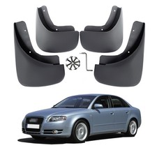 Molded Set Splash Guards Mud Flaps For 2005-2008 Audi A4 B7 Estate Avant
