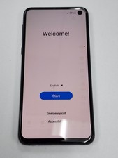 DEFECTIVE - Samsung Galaxy S10E - 128 GB - Black- GSM Unlocked - 12697