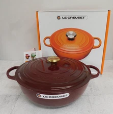 Le Creuset Signature Cast Iron 7.5 Quart Chef's Oven in Rhone - New