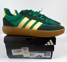 adidas Barreda Decode Men's Low Top Lace-Up Nylon Sneakers Green/Beige size 10.5