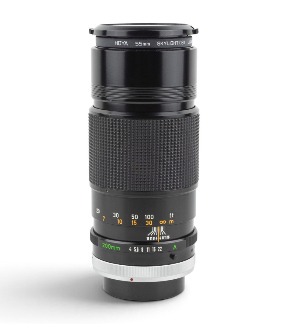 Canon FD 200mm 1:4 S.S.C. Tele Lens Obiettivo Excellent Near Mint - Read