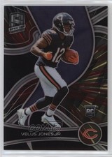 2022 Panini Spectra Rookies Hyper Prizm 64/75 Velus Jones Jr #161 0q3