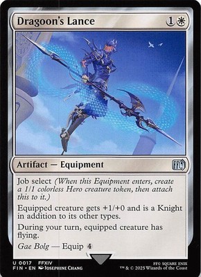 Dragoon's Lance 17 Final Fantasy Magic the Gathering