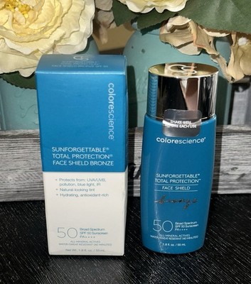 Colorescience Total Protection Face Shield SPF 50 Bronze 1.8 New Sealed