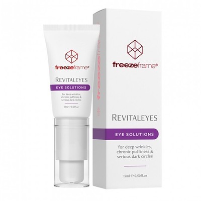 Freezeframe Face Treatment Revital Eyes 15ml Dark Circles Skin Wrinkles Puffines
