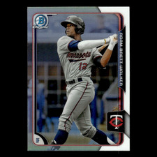 Adam Brett Walker #48 2015 Bowman Chrome Draft Refractor Minnesota Twins Card NM