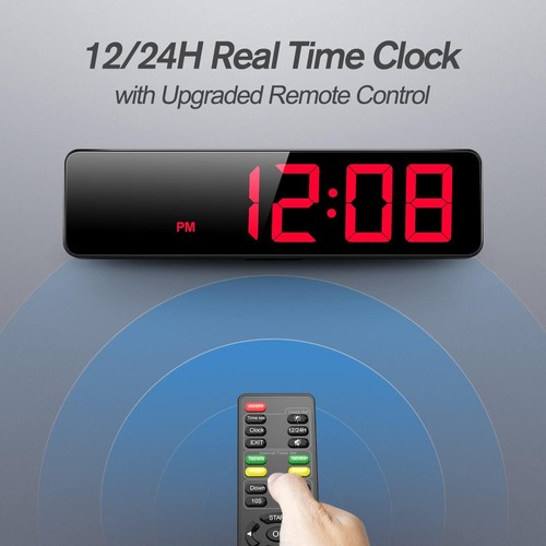 Digital Countdown & Stopwatch Gym Timer with Remote Control - Fitness Essential - Picture 7 of 9
