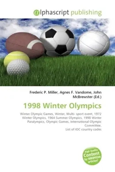 Frederic P. Miller (U. A.) | 1998 Winter Olympics | Taschenbuch | Englisch-image