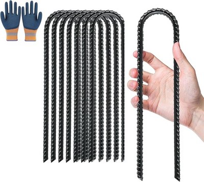 8 Stück Floor Anchor Trampoline, Erdanker Bodenanker, Zeltheringe - 30 cm Long,6
