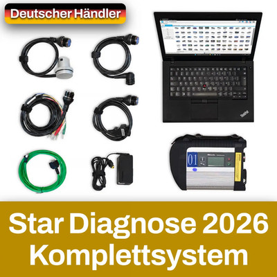 Komplettset Mercedes STAR Diagnose C4 XENTRY 07-2026 Win11 + SDConnect + Support