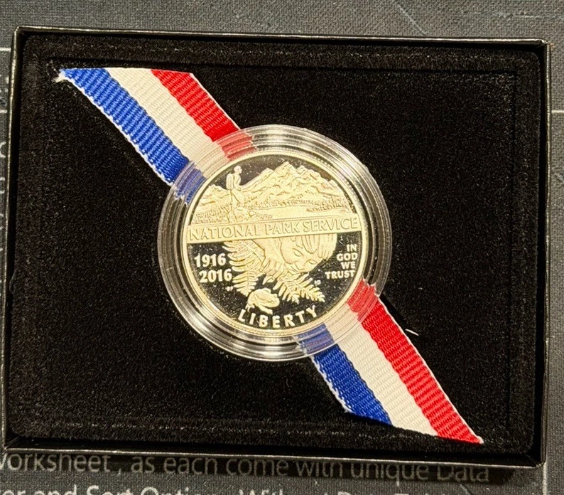 2016 100th Anniversary of National Park Service Coin With Box and COA - Image 4 of 4