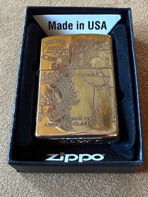 ZIPPO windproof lighter Sturmfeuerzeug ''windy girl'' high polished, Benzin, neu
