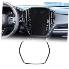 Center Console Navigation Frame Decorative Strip Cover Carbon Fiber Pattern