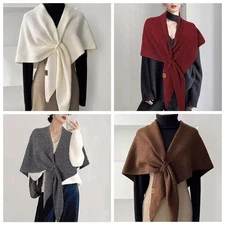 Triangle scarf shawl Winter Wraps Shawl Soft Long Warm Scarfs HOT H4Y6