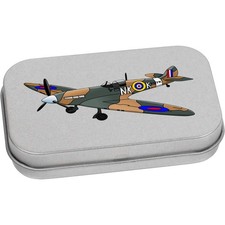 'WW2 Spitfire Plane' Storage / Stationery Tin (TT025068)