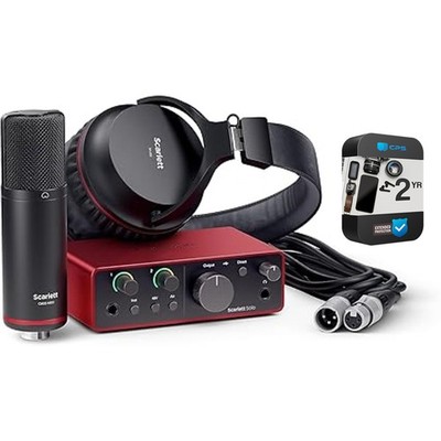 Focusrite Scarlett Solo Studio 4th Gen Audio Interface with 2 Year Warranty
