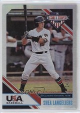 2020 USA Baseball Stars & Stripes Longevity Holo Foil 24/99 Shea Langeliers 0j81