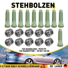 10 Stück RADBOLZEN & RADMUTTER Für Opel Astra J Schrägheck Ampera R12 Zafira C