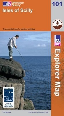 Isles of Scilly (Explorer Maps) (OS Expl... by Ordnance Survey Sheet map, folded