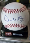 Don Mattingly Signed Baseball Sweet Spot Yankees
