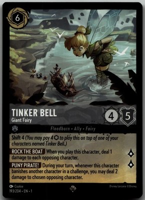 Tinker Bell - Giant Fairy Super Rare The First Chapter 193/204 NM
