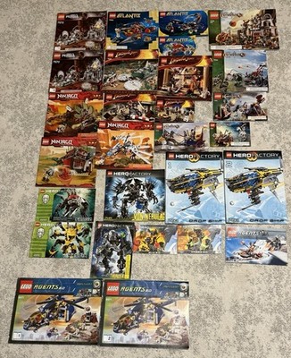 LEGO Instruction Manuals: Lot of 28 Booklets (See Details for Item #s)