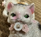 Pair Vintage Sugar Textured Kittens Cats Figurines Brown and Gray JAPAN — photo 8
