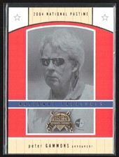 Peter Gammons 2004 Fleer National Pastime Treasures Gold /88 #9NT
