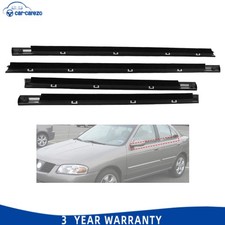 New 4pcs Window Weatherstrip Kit Fit For Nissan Sentra 2001-2006