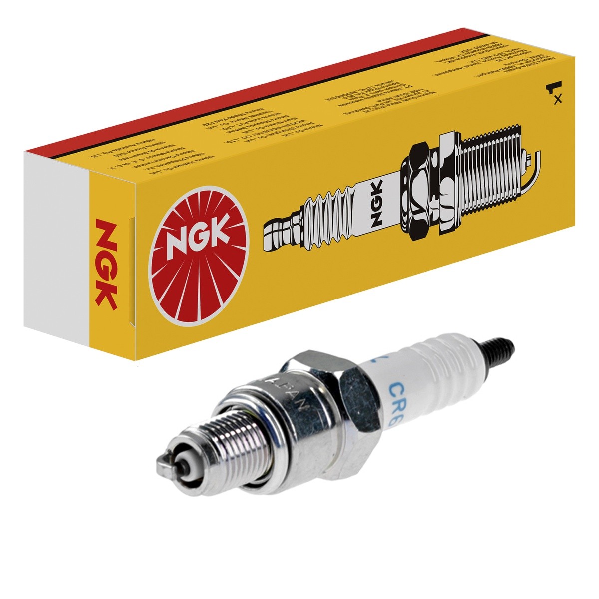 4 Bougies D’Allumage NGK avec Siège D’Etanchéité Plat BR8EG 19 mm M14x1,25 - Image 3